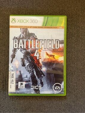 Xbox 360 Battlefield 4 Video Game - Green Case